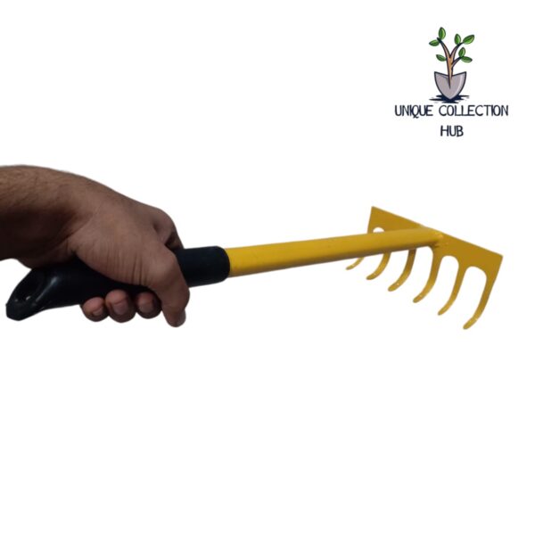 6 Teeth Garden Rake With Handle Garden Rakes