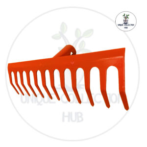 Unique Collection Hub® 12 Teeth Heavy duty Garden Rake Without Handle Garden Tool (1 Tools)