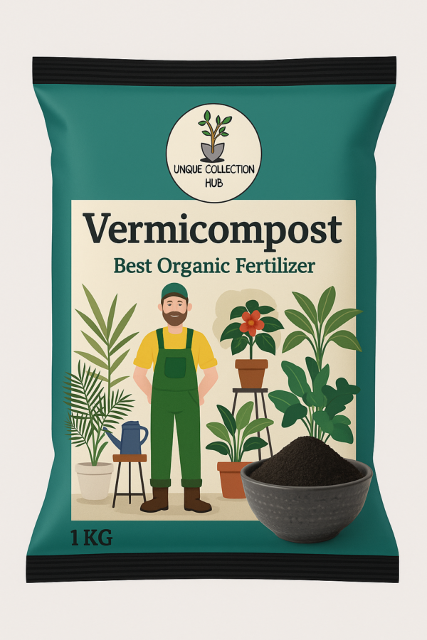 Vermicompost for Plants 1 Kg - Organic Fertilizer & Manure Fertilizer  (1 kg, Powder)