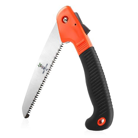 Pruning Saw with safety lock for Gardening Hand Tool Folding Pruning Gardening Hand Saw Wood Cutter