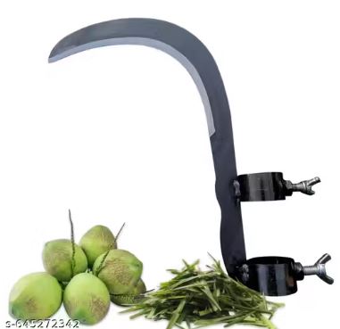 Sickle for Tree Branches,Heavy Coconut Plucker | Grass Sickle Cutter Head for Grass, Weeds, Gardening, Harvesting and Farming Grass Cutter Tools (Only Head) - Image 5