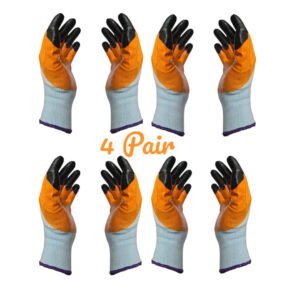 Reusable Hand Gloves for Garden Agriculture Gloves (4 Pair)